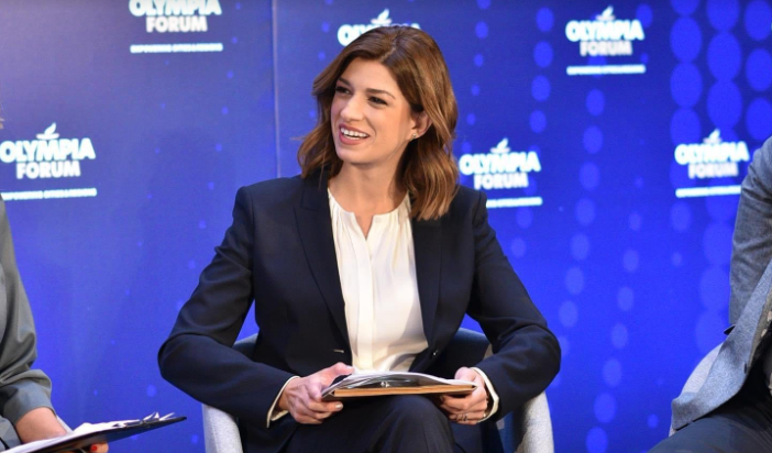 H βουλευτής Θεσσαλονίκης και τομεάρχης τουρισμού του ΣΥΡΙΖΑ, Κατερίνα Νοτοπούλου, στο Olympia Forum.