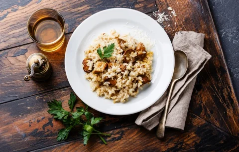 Ριζότο με άγρια μανιτάρια