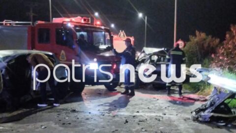 Πατρών-Πύργου: Πολύ σοβαρό τροχαίο με 5 βαριά τραυματίες στο Λάππα