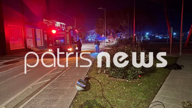 Οδηγός ΙΧ έχασε τον έλεγχο και το όχημά του "καρφώθηκε" σε κολώνα - φωτο και βίντεο