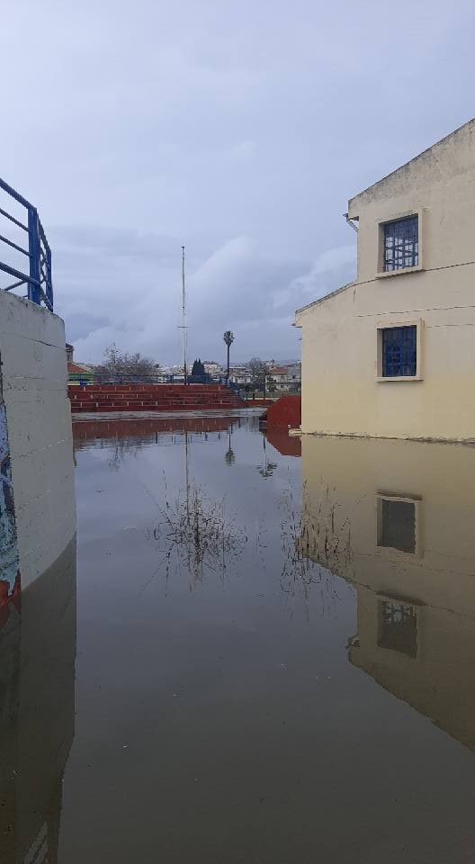 Καθιζήσεις σε δρόμους του Πύργου μετά την κακοκαιρία