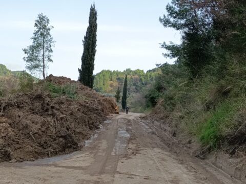Αποκαταστάθηκε η βατότητα του δρόμου στην Αγία Άννα