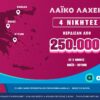 Λαϊκό Λαχείο: Τέσσερις μεγάλοι νικητές κέρδισαν από 250.000 ευρώ τους τελευταίους 2 μήνες – Την Τετάρτη 1 Ιουλίου η κλήρωση για συνολικά κέρδη μέχρι και 2 εκατ. ευρώ