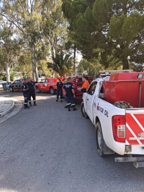 «Ασπίδα» στον Ισθμό από τους Εθελοντές Πυροπροστασίας