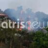 Φωτιά από κεραυνό στο Σμίλα – Η κακοκαιρία δείχνει τα δόντια της στην Ηλεία